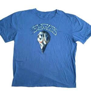 Eagles Band Concert T-Shirt 2024 Tour Merch Greatest Hits Blue Unisex Medium